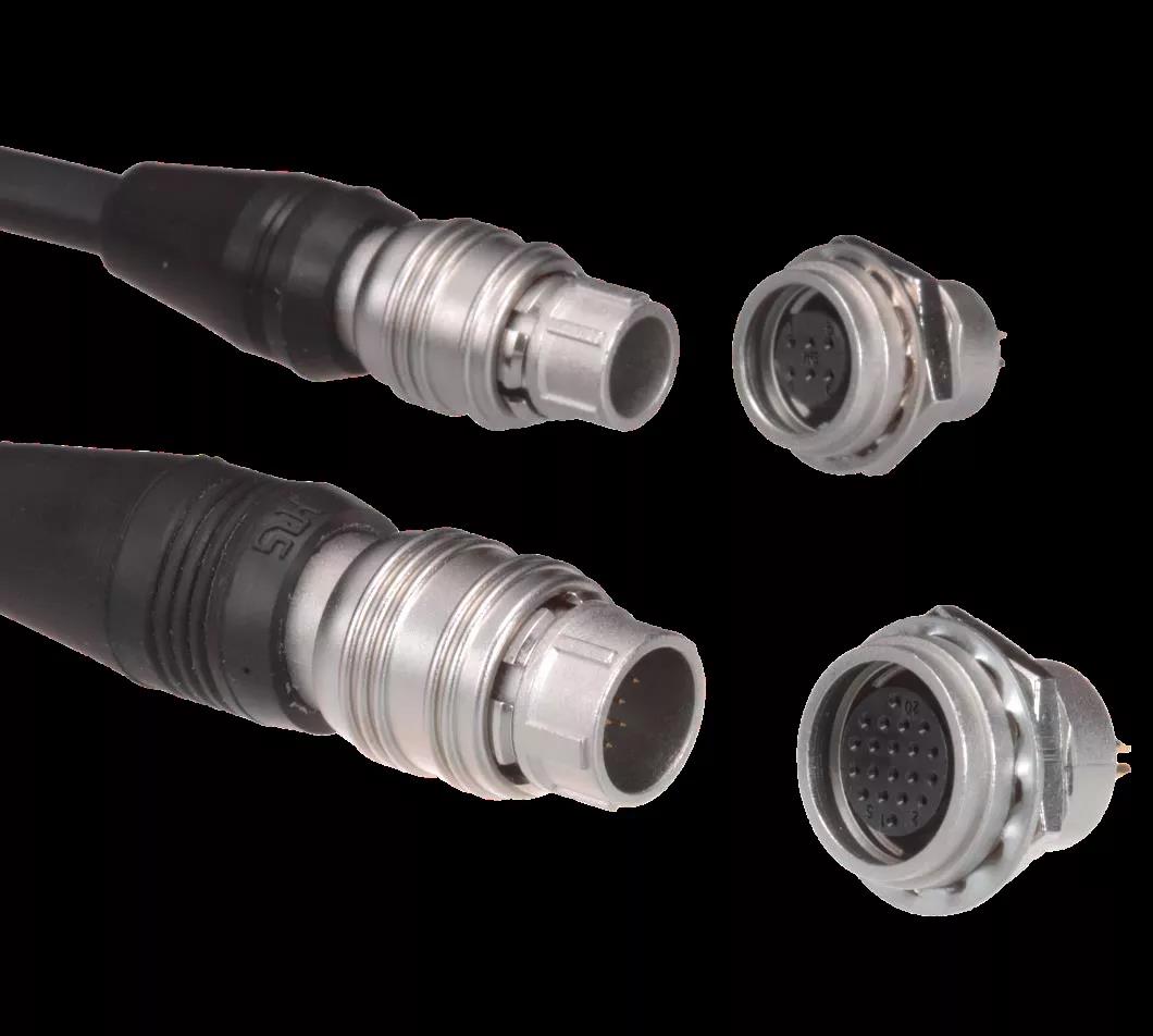 HR25A Series丨推拉鎖、小型多芯圓形連接器